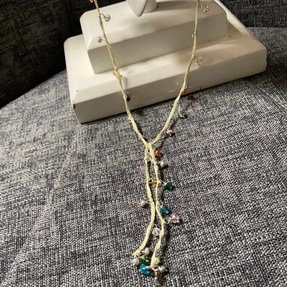 Crystal Lariat Necklace - Picture 2 of 7